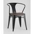 Купить Стул-кресло Tolix Arm Dark Wood черный, Цвет: черный, фото 2