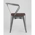 Купить Стул-кресло Tolix Arm Dark Wood серый, Цвет: стальной, фото 4
