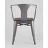 Купить Стул-кресло Tolix Arm Dark Wood серый, Цвет: стальной, фото 6