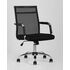 Купить Кресло офисное TopChairs Clerk черный, Цвет: черный/хром, фото 2