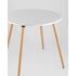 Купить Обеденная группа стол Oslo Round WT, 2 стула FRANKFURT белый, Цвет: белый, фото 3