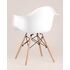 Купить Обеденная группа стол DSW Rectangle, 4 белых стула DAW, Цвет: белый-2, фото 7