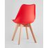 Купить Обеденная группа стол DST, 3 стула Frankfurt красный, Цвет: красный, фото 8