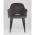 Купить Обеденная группа стол Clyde бетон/белый, стулья Венера велюр серые, Цвет: серый, фото 6
