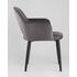 Купить Обеденная группа стол Clyde бетон/белый, стулья Венера велюр серые, Цвет: серый, фото 5