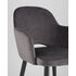 Купить Обеденная группа стол Clyde бетон/белый, стулья Венера велюр серые, Цвет: серый, фото 9