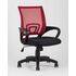 Купить Кресло офисное TopChairs Simple красный, Цвет: красный/черный, фото 2