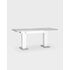 Купить Обеденная группа стол Clyde бетон/белый, стулья Ститч серые, Цвет: серый-2, фото 3