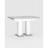 Купить Обеденная группа стол Clyde бетон/белый, стулья Ститч серые с велюровыми ножками, Цвет: серый-3, фото 2