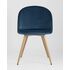 Купить Обеденная группа стол Vector, стулья Лион велюр голубые, Цвет: голубой, фото 6