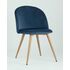 Купить Обеденная группа стол Vector, стулья Лион велюр голубые, Цвет: голубой, фото 4