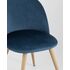 Купить Обеденная группа стол Vector, стулья Лион велюр голубые, Цвет: голубой, фото 9