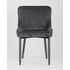 Купить Обеденная группа стол Clyde бетон/белый, стулья Ститч серые с велюровыми ножками, Цвет: серый-3, фото 6