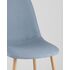Купить Обеденная группа стол Стокгольм 160-220*90, 6 стульев Валенсия голубые, Цвет: голубой, фото 9