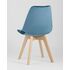 Купить Обеденная группа стол Стокгольм 160-220*90, 6 стульев Frankfurt велюр синие, Цвет: синий, фото 8