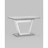 Купить Стол обеденный Vector раскладной 120-160*80 бетон/белый, Варианты цвета: серый, Варианты размера: , фото 2