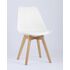 Купить Обеденная группа стол Rondo дуб/белый, 4 стула FRANKFURT белый, Цвет: белый-2, фото 4