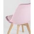 Купить Обеденная группа стол Target 80*80, 4 стула FRANKFURT велюр розовый, Цвет: розовый, фото 9