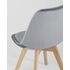 Купить Обеденная группа стол Target 80*80, 4 стула FRANKFURT велюр серый, Цвет: серый, фото 9