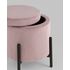 Купить Пуф Дали с ящиком велюр пыльно-розовый, Цвет: пыльно-розовый, фото 4