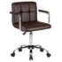 Купить Офисное кресло для персонала DOBRIN TERRY (коричневый) коричневый/хром
