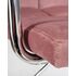 Купить Стул барный DOBRIN KRUGER ARM (пудрово-розовый велюр (MJ9-32)) велюр пудрово-розовый/хром, фото 7