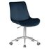 Купить Кресло офисное DOBRIN DORA (синий велюр (1922-20), хромированная сталь) синий/хром