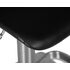 Купить Стул барный DOBRIN ALDO (черный PU YP33-19, основание из нержавеющей стали) экокожа чёрный/хром, фото 11