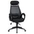 Купить Офисное кресло для руководителей DOBRIN STEVEN BLACK (чёрный пластик, чёрная ткань) черный/черный