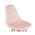 Купить Стул обеденный DOBRIN BENNET (ножки светлый бук, пудрово-розовый велюр (HLR-39)) ткань пудрово-розовый/натуральный, фото 7