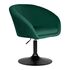 Купить Кресло дизайнерское DOBRIN EDISON BLACK (зеленый велюр (1922-9)) велюр зеленый/черный, фото 2