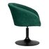 Купить Кресло дизайнерское DOBRIN EDISON BLACK (зеленый велюр (1922-9)) велюр зеленый/черный, фото 3
