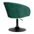 Купить Кресло дизайнерское DOBRIN EDISON BLACK (зеленый велюр (1922-9)) велюр зеленый/черный, фото 4
