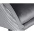 Купить Кресло дизайнерское DOBRIN EDISON BLACK (серый велюр (1922-19)) велюр серый/черный, фото 7