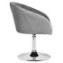 Купить Кресло дизайнерское DOBRIN EDISON (серый велюр (1922-19)) велюр серый/хром, фото 3