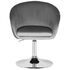 Купить Кресло дизайнерское DOBRIN EDISON (серый велюр (1922-19)) велюр серый/хром, фото 6
