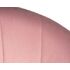 Купить Кресло дизайнерское DOBRIN EDISON (розовый велюр (1922-16)) велюр розовый/хром, фото 8