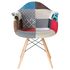 Купить Стул обеденный DOBRIN DAW PATCHWORK (цвет сиденья мозаика) ткань цветная/натуральный, фото 6