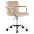 Купить Офисное кресло для персонала DOBRIN TERRY (бежевый велюр (MJ9-10)) бежевый/хром, фото 2