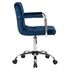 Купить Офисное кресло для персонала DOBRIN TERRY (синий велюр (MJ9-117)) синий/хром, фото 3