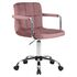 Купить Офисное кресло для персонала DOBRIN TERRY (пудрово-розовый велюр (MJ9-32)) розовый/хром, фото 2