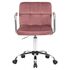 Купить Офисное кресло для персонала DOBRIN TERRY (пудрово-розовый велюр (MJ9-32)) розовый/хром, фото 6