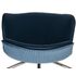 Купить Кресло офисное DOBRIN DORA (синий велюр (1922-20), хромированная сталь) синий/хром, фото 7