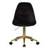 Купить Офисное кресло для персонала DOBRIN MONTY GOLD (чёрный велюр (MJ9-101)) черный/хром, фото 6