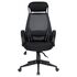 Купить Офисное кресло для руководителей DOBRIN STEVEN BLACK (чёрный пластик, чёрная ткань) черный/черный, фото 6