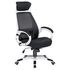 Купить Офисное кресло для руководителей DOBRIN STEVEN WHITE (белый пластик, чёрная ткань) черный/черный, фото 2
