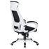Купить Офисное кресло для руководителей DOBRIN STEVEN WHITE (белый пластик, чёрная ткань) черный/черный, фото 4