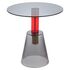 Купить Столик кофейный Amalie 50 см серый/красный, Варианты цвета: серый прозрачный, Варианты размера: 50