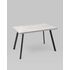 Купить Стол обеденный Plain раскладной 116-158*74 бетон/черный, Варианты цвета: серый, фото 2