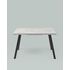 Купить Стол обеденный Plain раскладной 116-158*74 бетон/черный, Варианты цвета: серый, фото 5